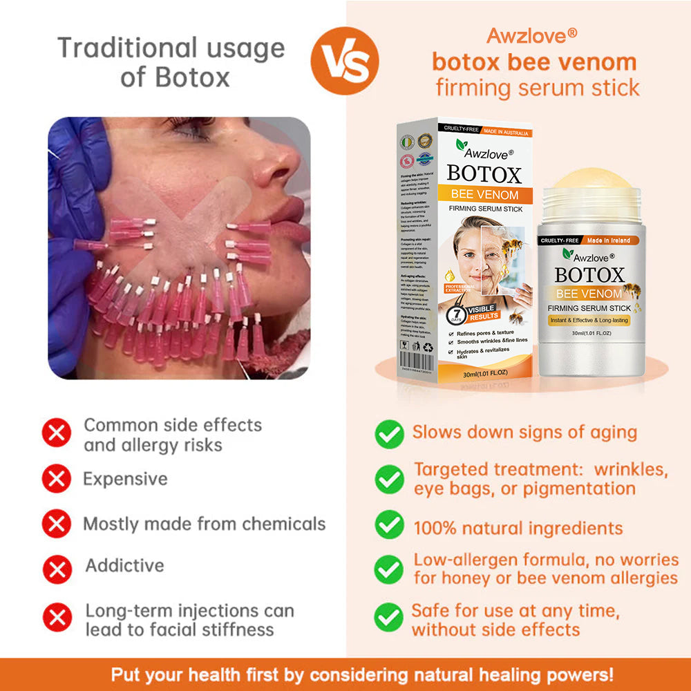 Made and Shipped from Ireland✨Awzlove® Botox Bee Venom Firming Serum Stick(🔥LAST DAY 70% OFF)🌊